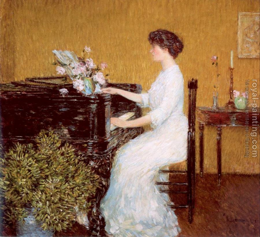 Childe Hassam : At the Piano